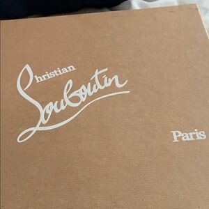 Christian Louboutin Tan Shoe Box